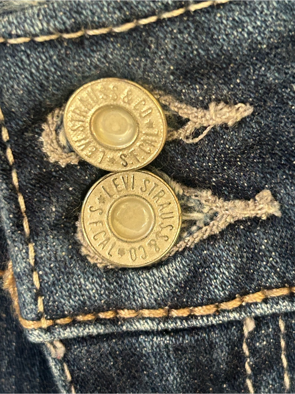 Levi's 515 Women's Dark Blue low rise Bootcut Jeans - Picture 3 of 12